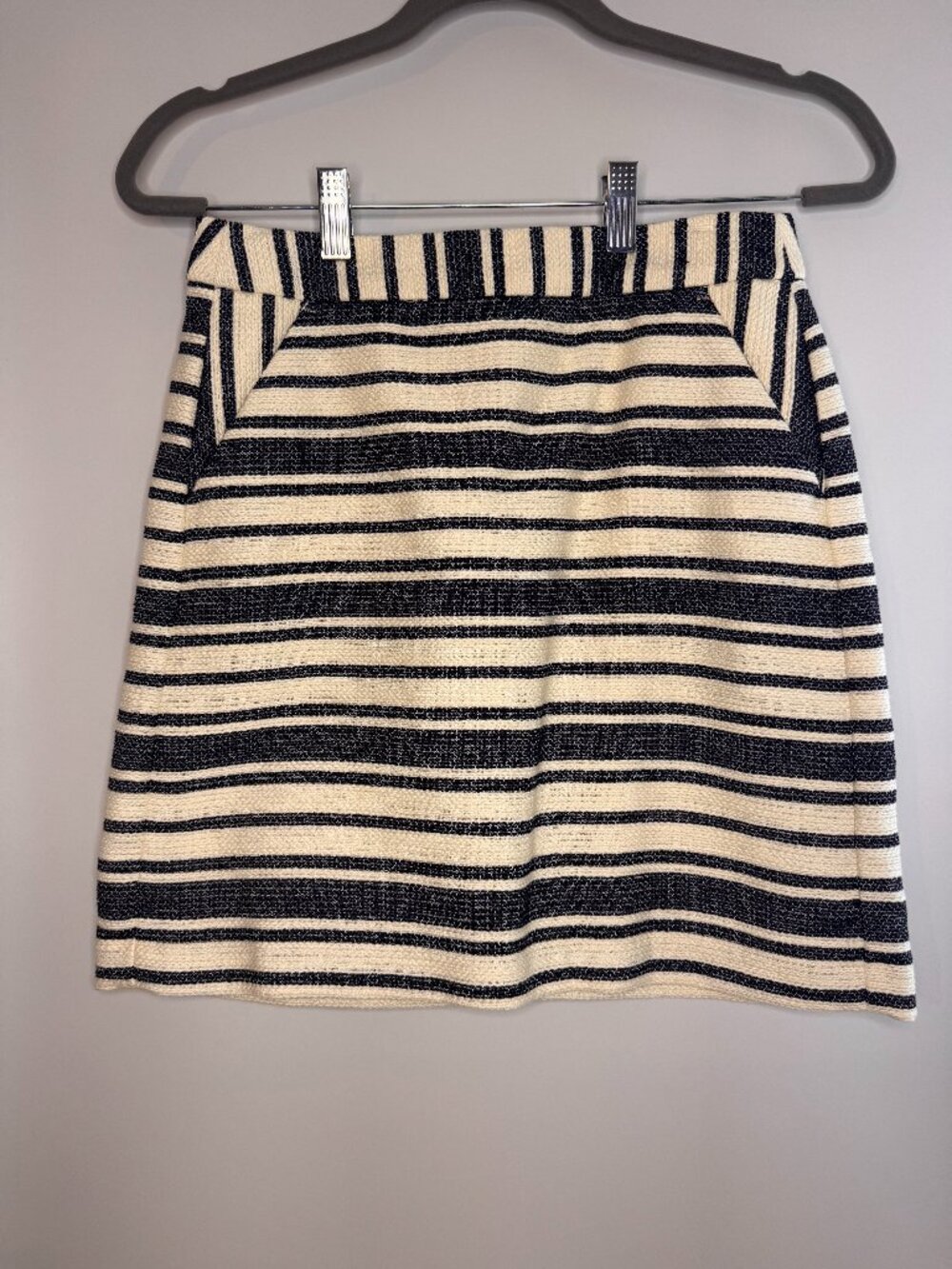 NWT Banana Republic Striped Textured Mini Skirt - Size 0